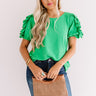 Talkin' About Tulum Shift Top In Kelly Green Image - 1