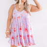 Waterfall Romance Floral Babydoll Dress Curves Image - 1