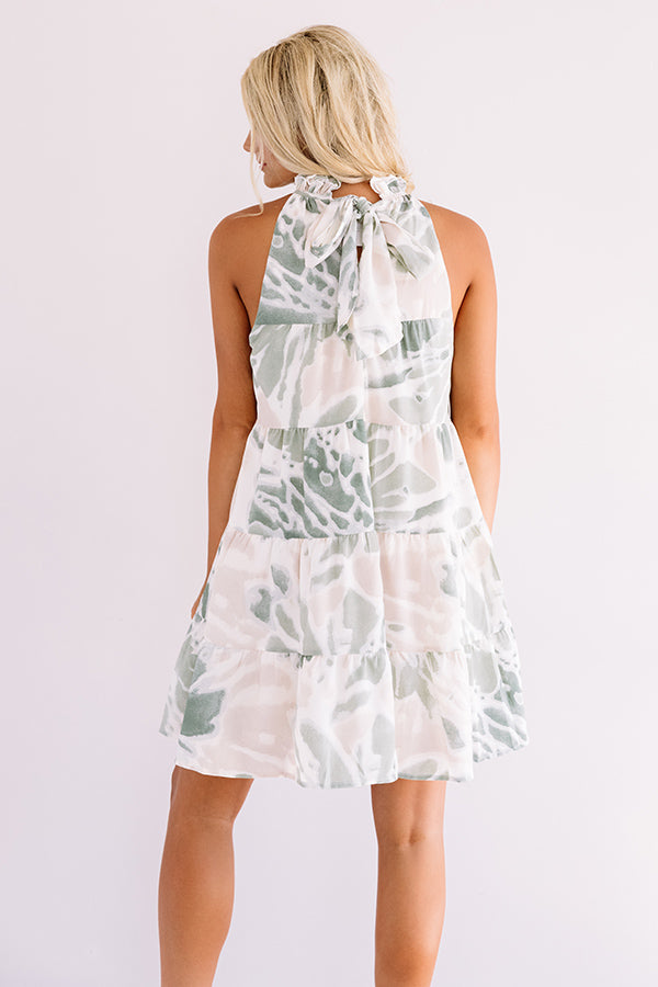 Center Of The Stage Shift Dress In Pear Image - 5