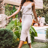 Cool In Cancun Knit Midi In Birch Image - 1