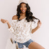 Best Kisses Leopard Knit Top In Warm Taupe Image - 1