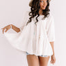 Blissful & Beautiful Shift Top In Ivory Image - 1