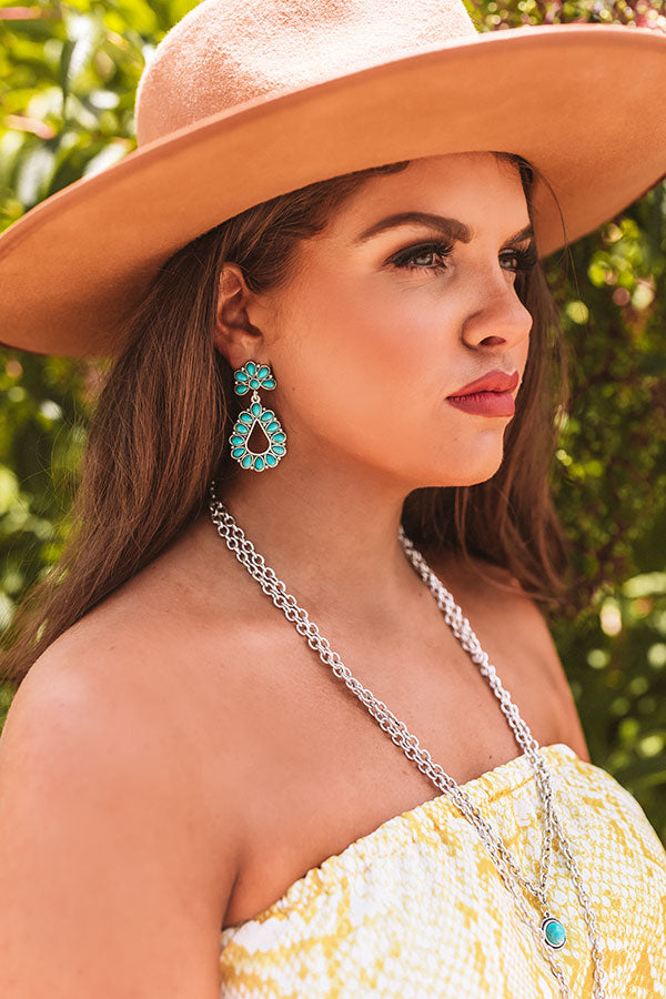 Brooklyn Rooftop Turquoise Earrings Image - 1