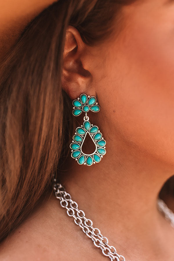Brooklyn Rooftop Turquoise Earrings Image - 2