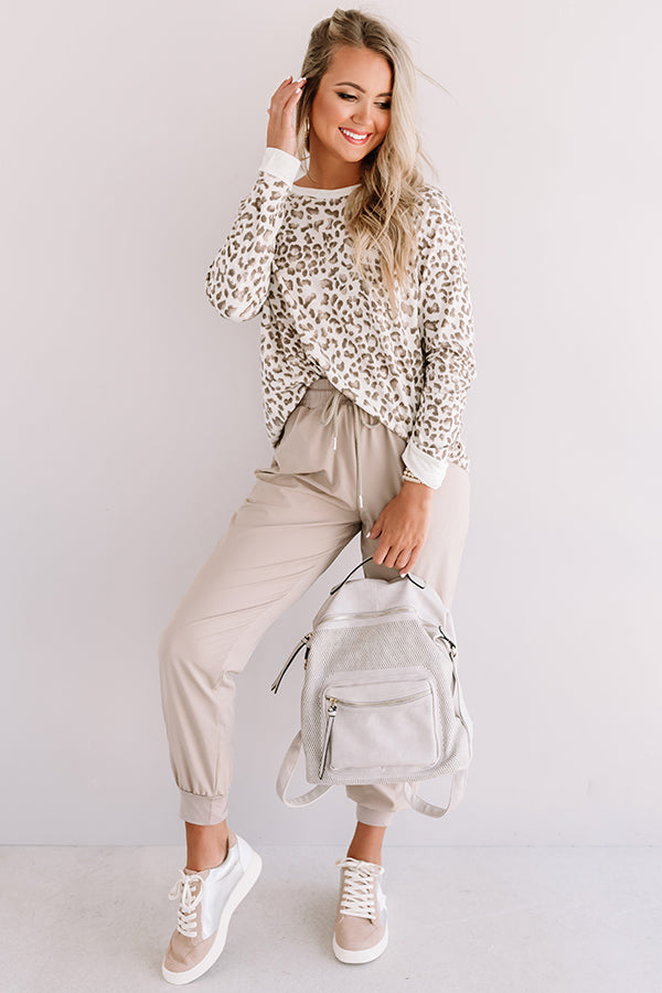 Nothing Better Than This Leopard Top In Brown Image - 1