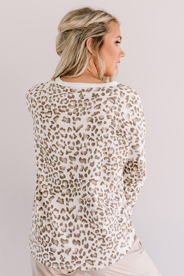 Nothing Better Than This Leopard Top In Brown Image - 4