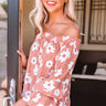 Floral Report Off Shoulder Top Image - 1