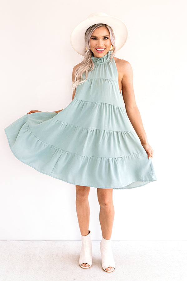 Rome On My Mind Shift Dress In Pear Image - 1