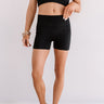 Ready Set Chic High Waist Biker Shorts In Black Image - 1