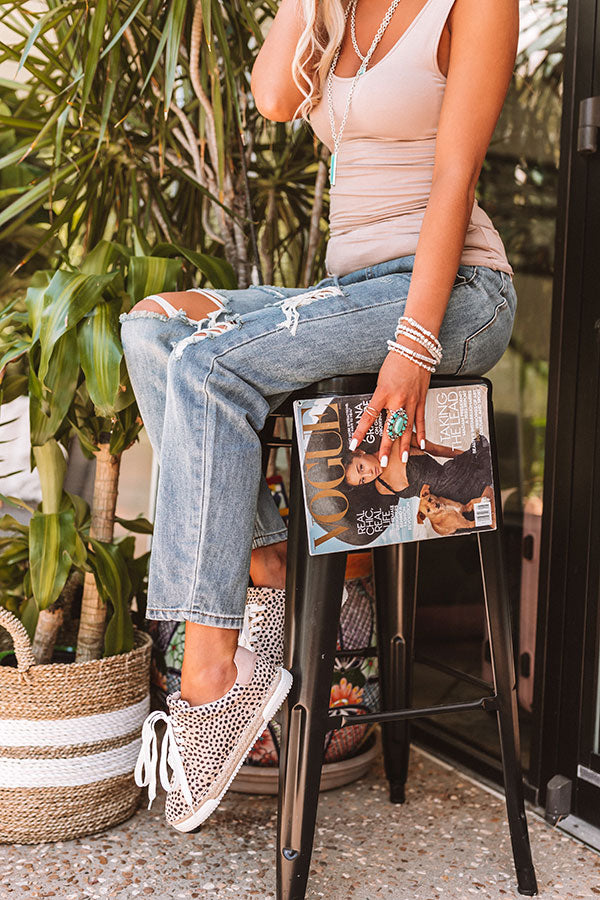 The Caterina Cheetah Print Sneaker Image - 2