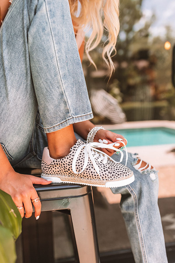 The Caterina Cheetah Print Sneaker Image - 1