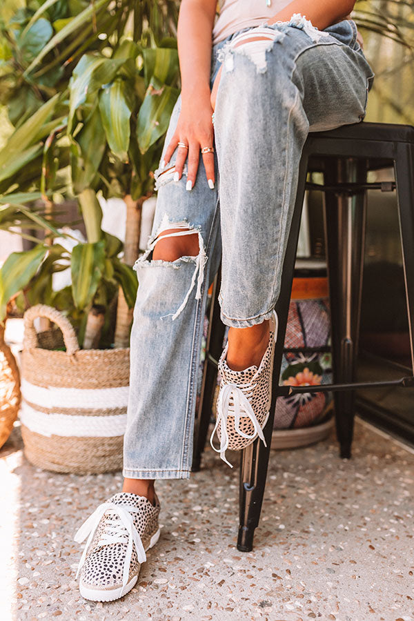 The Caterina Cheetah Print Sneaker Image - 4