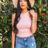 My BFF Seamless Crop Top In Blush Image - 1