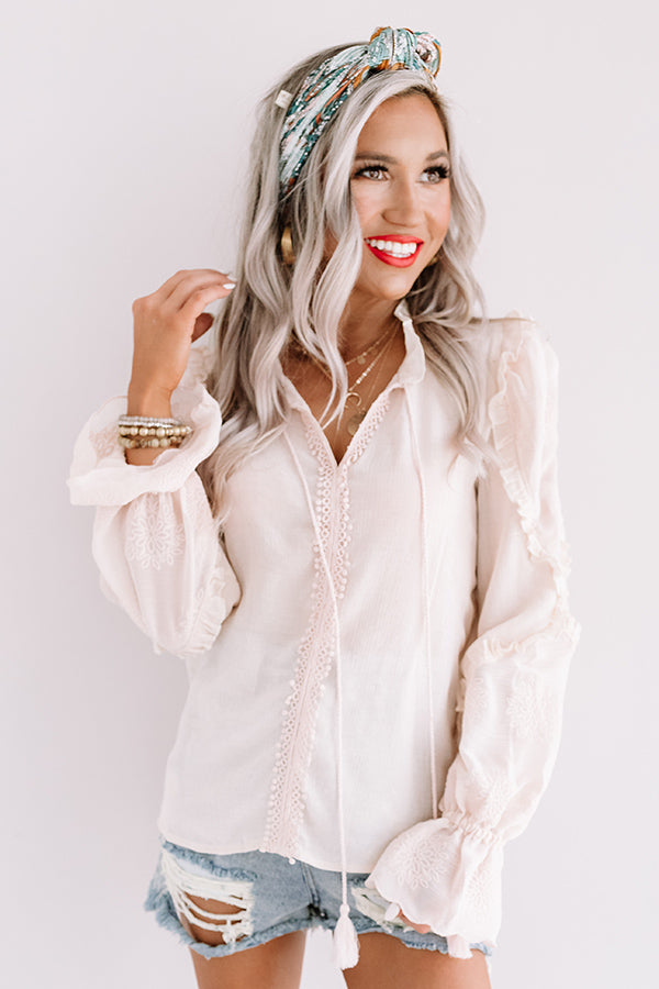 All The Compliments Ruffle Top Image - 2