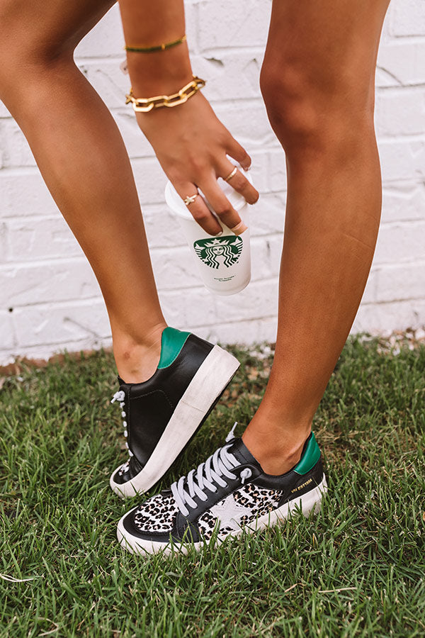 Leopard Print Vintage Havana Forever Sneaker Green Day Leopard