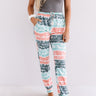 Here And There Tie Dye Joggers In Ocean Wave Image - 1