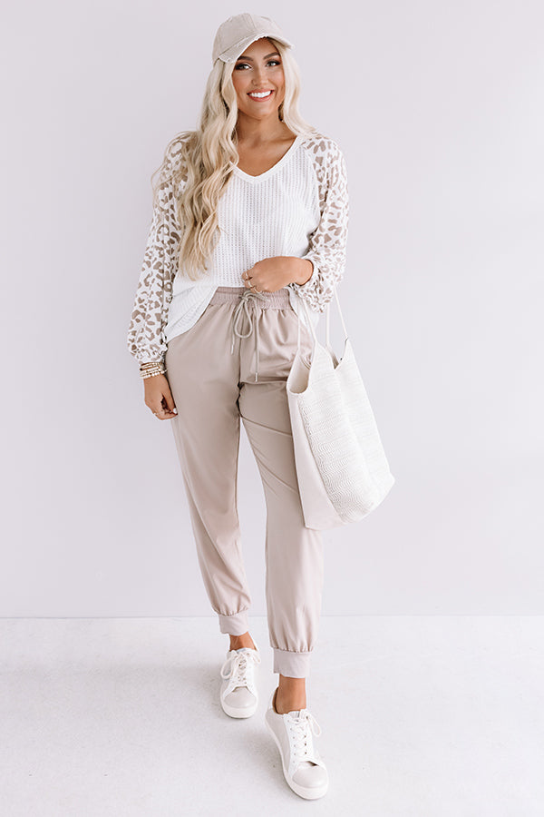 Added Kindess Leopard Knit Top Image - 1