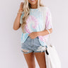 Shoreline Divine Tie Dye Tee In Blue Image - 1
