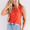 Simply Splendid Boyfriend Tank In Tangerine Image - 1
