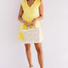 Delightfully Chic Shift Dress In Yellow Image - 1