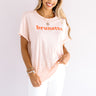Brunette Tee In Peach Image - 1