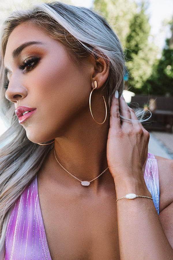 Kendra Scott Pepper Hoop Earrings in Rose Gold Image - 1