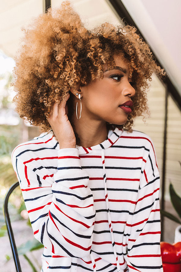 Kendra Scott Pepper Hoop Earrings in Bright Silver Image - 2