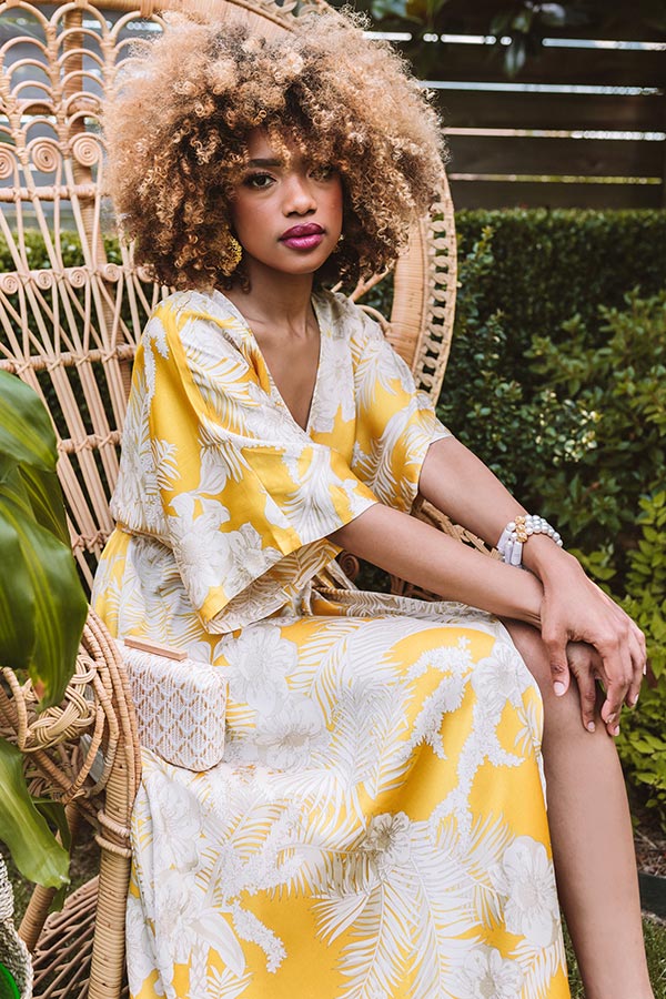 Waves In Waikiki Floral Maxi Image - 4