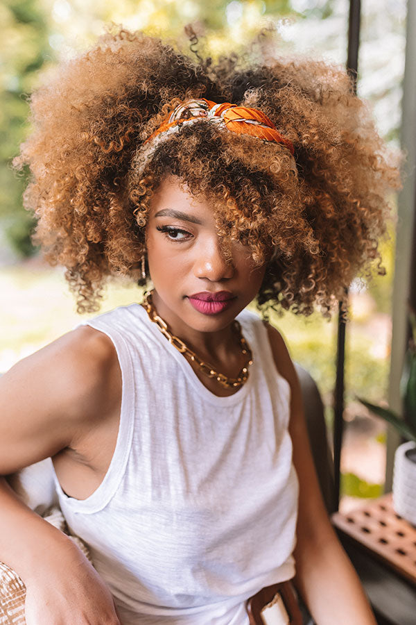 Floral Festivities Scarf In Yellow Image - 4