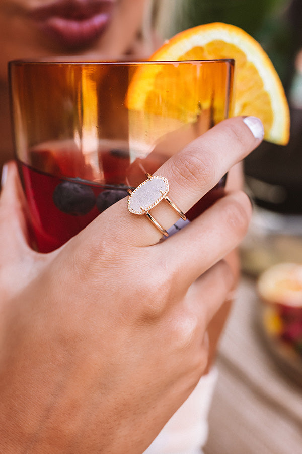 Kendra Scott Elyse Ring in Rose Gold Image - 3