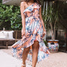 Palm Tree Pretty Ruffle Maxi Image - 1