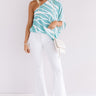 Pretty Prediction Top In Turquoise Image - 1