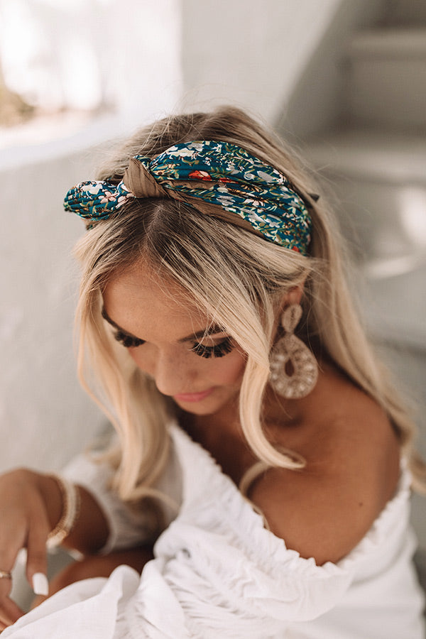 Floral Festivities Scarf In Lush Meadow Image - 1