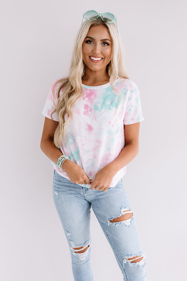 Moment Of Peace Tie Dye Shift Tee Image - 1