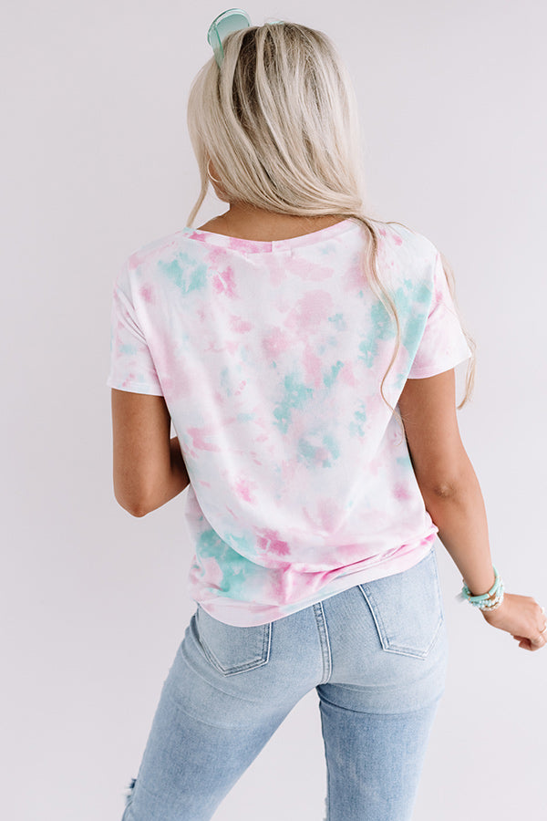 Moment Of Peace Tie Dye Shift Tee Image - 5