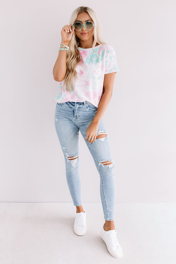 Moment Of Peace Tie Dye Shift Tee Image - 2