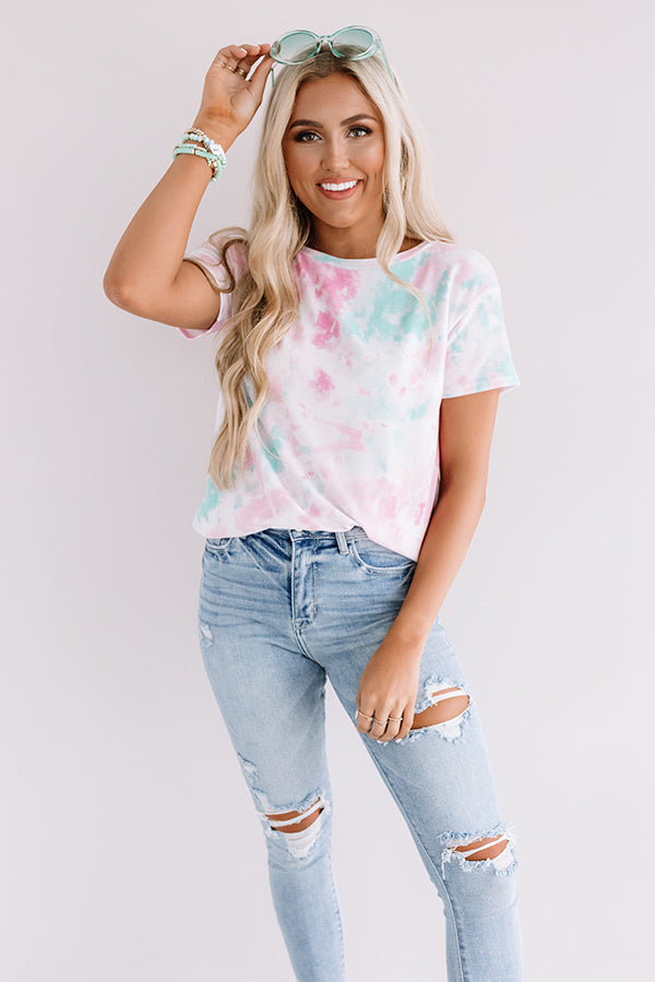 Moment Of Peace Tie Dye Shift Tee Image - 3