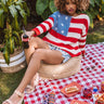 Americana Knit Sweater Image - 1