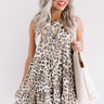 Unforgettable Feelings Leopard Babydoll Dress Image - 1