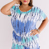 Ocean Overlook Tie Dye Romper Curves Image - 1