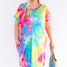 Craving Attention Tie Dye Dress Curves Image - 1