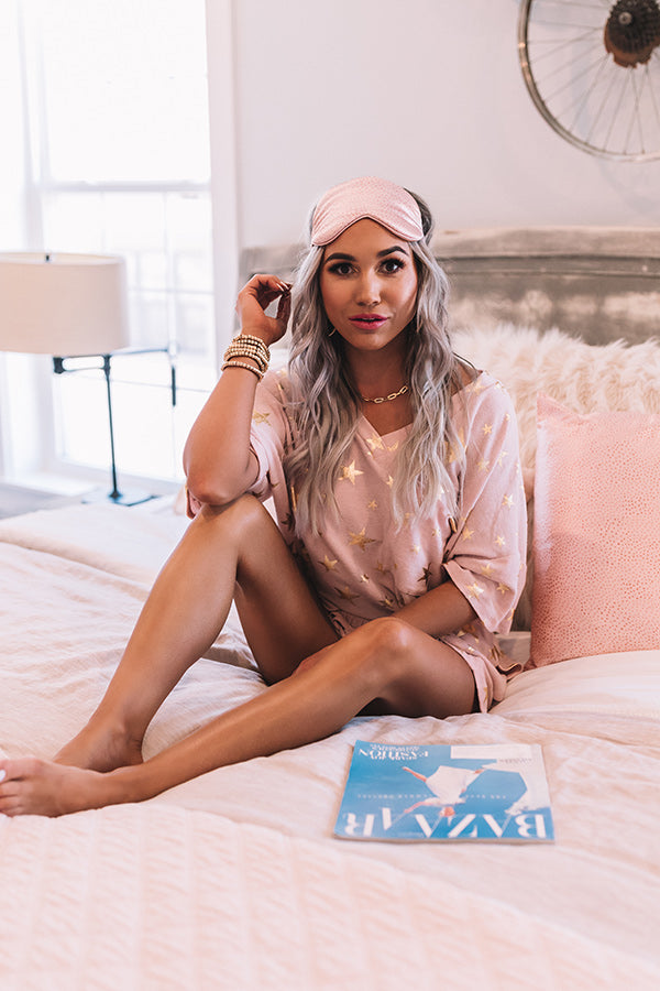 A Hint Of Stardust Shift Tee In Pink Image - 4