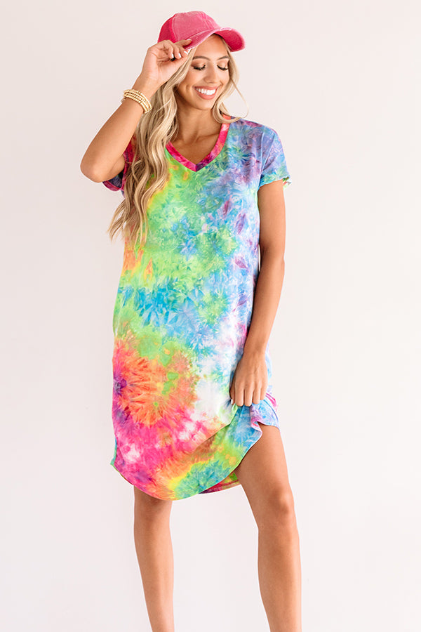 Craving Attention Tie Dye Dress Image - 2