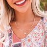 Kendra Scott Elisa Rose Gold Multi Strand Necklace in Rose Gold Drusy Image - 1