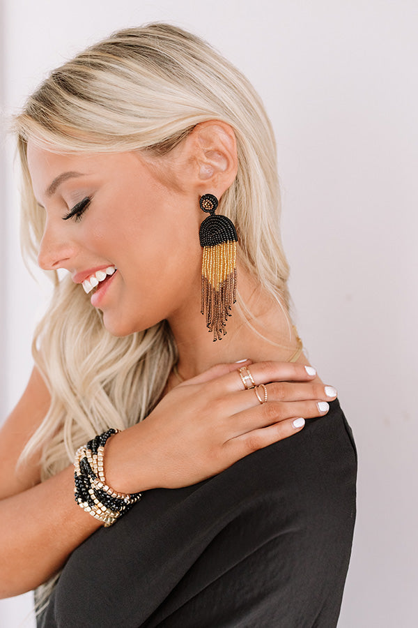 Set The Tone Beaded Earrings Image - 1