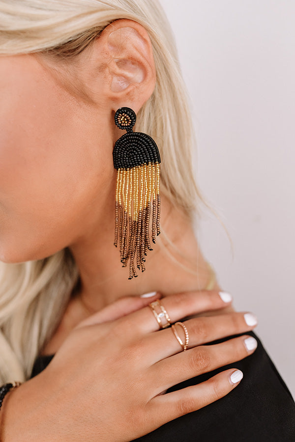 Set The Tone Beaded Earrings Image - 2