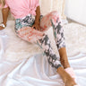 Weekend Wonder Tie Dye Joggers In Peach Image - 1