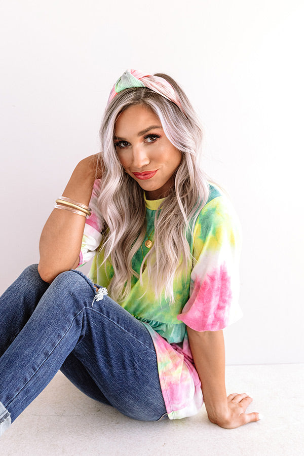 Minor Details Tie Dye Headband Image - 5