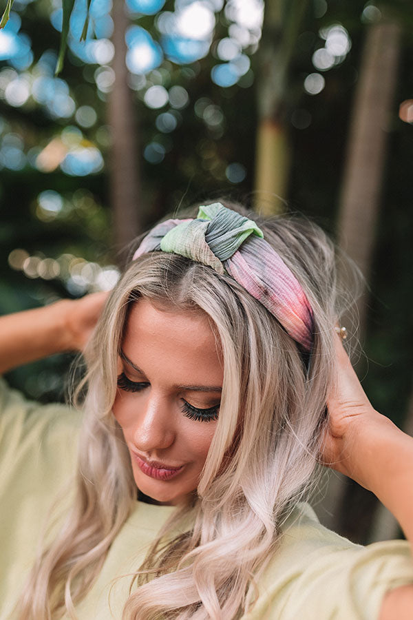 Minor Details Tie Dye Headband Image - 4