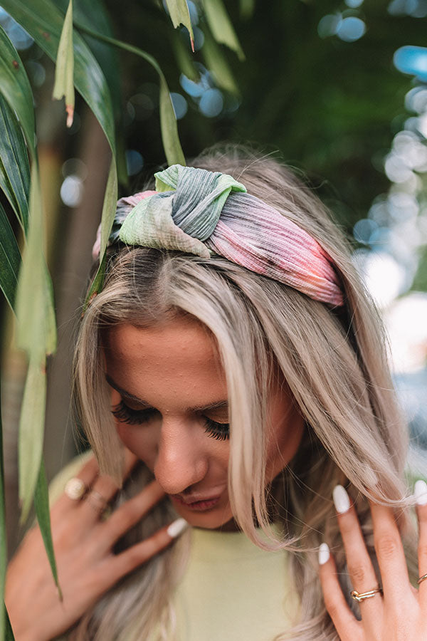 Minor Details Tie Dye Headband Image - 2